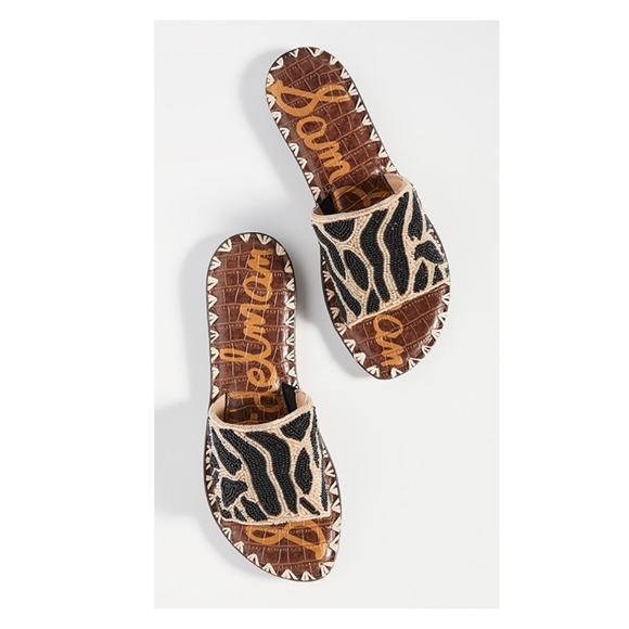 NEW Sam Edelman Gunner Beaded Slides - Picture 2 of 7